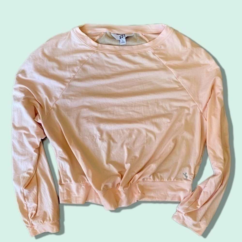 Joy Lab long sleeve Coral athletic shirt